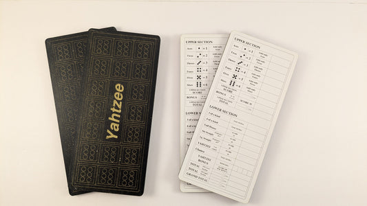 Wet/Dry Erase Yahtzee Scoreboards